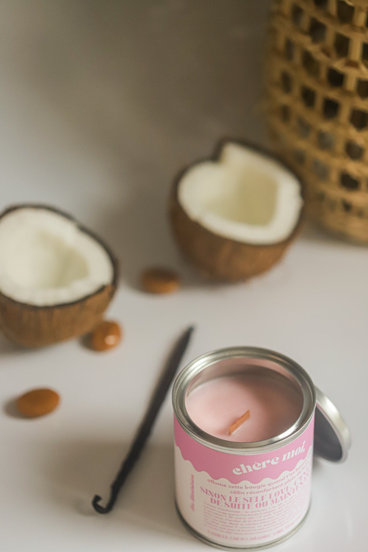 Candle Sinon Self Love, is it for right now or right now? | Self-love candle | Vanilla, coconut, caramel