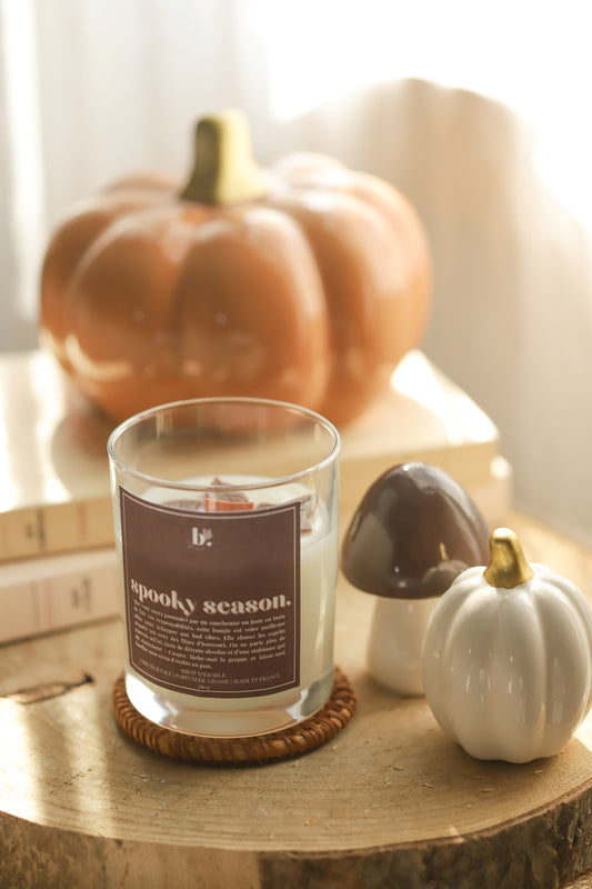 Bougie parfumée Spooky Season | Collection Automne | Sirop d'érable