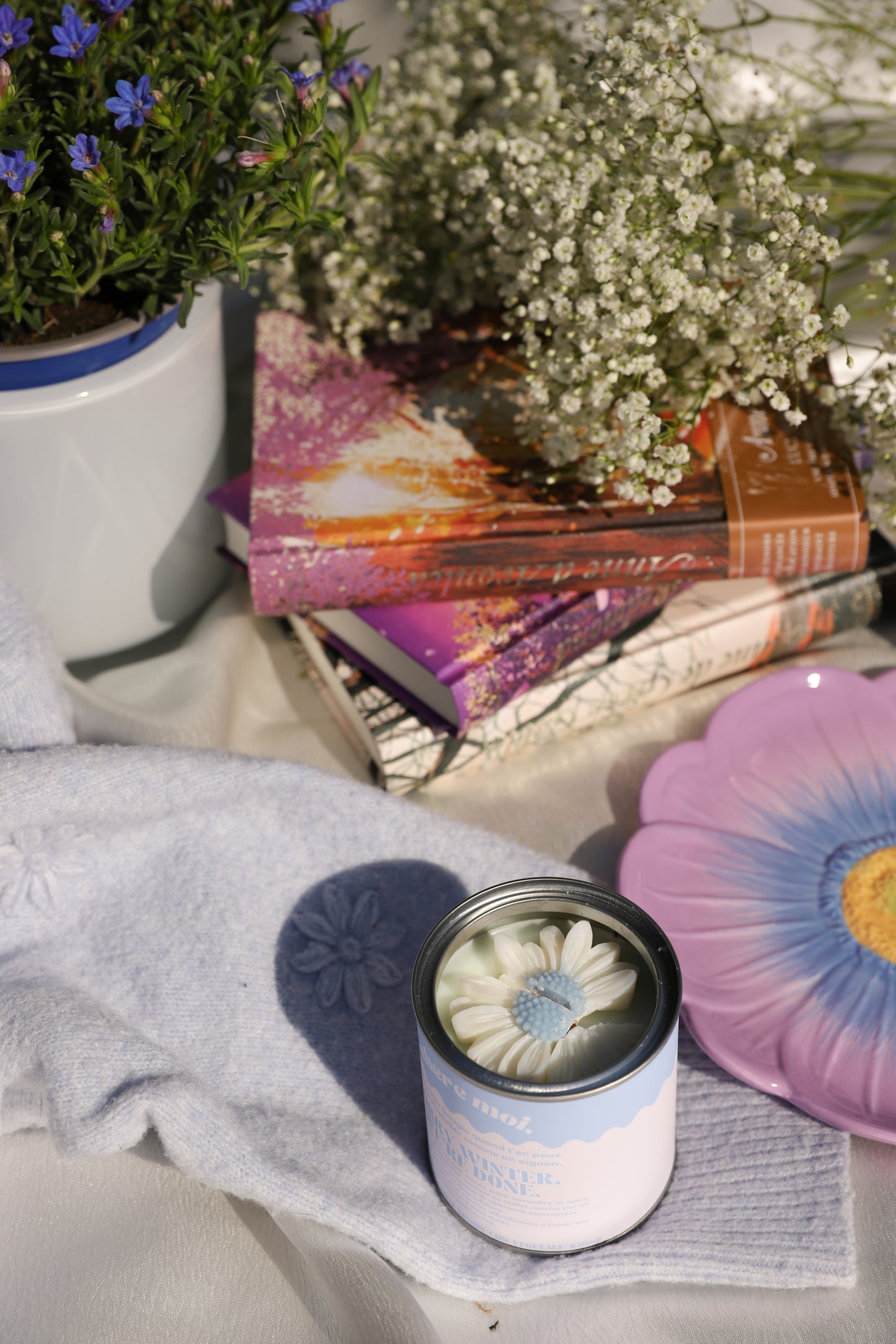 Bougie "Sorry Winter, We're Done" | Bougie printemps | Bergamote, jasmin, muguet